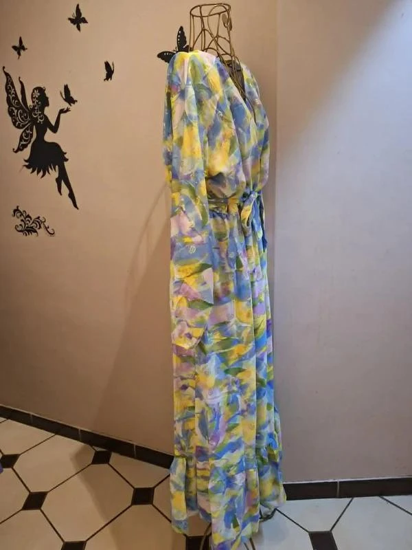 Vestido largo multicolor – photo 3
